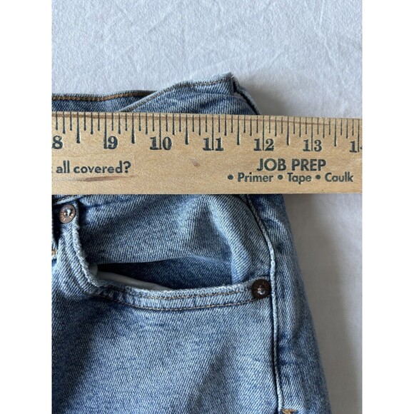 Agolde Jeans Womens 24 Riley High Rise Straight Leg‎ Stretch Crop Button Fly - Picture 10 of 12
